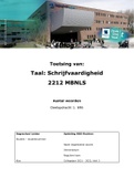 Taal: Schrijfvaardigheid - Blog