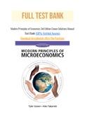 Modern Principles of Economics 3rd Edition Cowen Solutions Manual