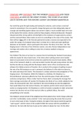 COMPARE AND CONTRAST THE TWO WOMEN CHARACTERS AND THEIR CONCERNS AS SEEN IN THE SHORT STORIES, ‘THE STORY OF AN HOUR’ (KATE CHOPIN) AND ‘THE SINGING LESSON’ (KATHERINE MANSFIELD)