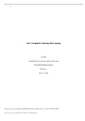 POLI-330N Week 3 Assignment: Analyzing Body Language (GRADED)