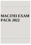 MAC3703 EXAM  PACK 2022