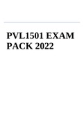 PVL1501 EXAM  PACK 2022