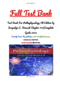 Test Bank For Pathophysiology 7th Edition by Jacquelyn L. Banasik (Chapter 1-54) Complete Guide 2022 with Question and Answers With Rationales