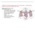 NURSE-UN 240 A&E I– FINAL EXAM STUDY GUIDE WEEK 7 – OXYGENATION, CIRCULATION & TISSUE PERFUSION; COPD,100% CORRECT