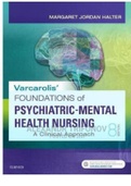  Varcarolis' Foundations of Psychiatric Mental Health Nursing 8th Edition by Margaret Halter 9780323389679-Test Bank