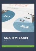 SOA IFM EXAM