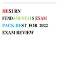 HESI RN FUNDAMENTALS EXAM PACK-BEST FOR 2022 EXAM REVIEW