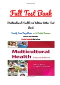 Multicultural Health 2nd Edition Ritter Test Bank