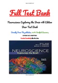 Neuroscience Exploring the Brain 4th Edition by Mark F. Bear, Barry W. Connors, Michael A. Paradiso |Complete Answer Key for Each Chapter|