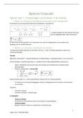 Samenvatting  Bank- En Financiewezen boekdeel special topics (DoT10a)