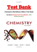 Chemistry 6th Edition Gilbert Test Bank