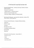 ATI Med-Surg Hesi Concept Map Exam Study Guide