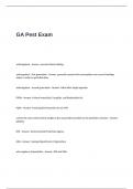 GA Pest Exam Questions and Correct Answers