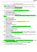 NR 576 EXAM DIFFERENTIAL DIAGNOSIS in Adult-Gerontology Primary Care Practicum-with 100% verified answers-2022-2023. VERIFIED