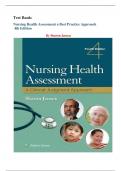 Test Bank: Nursing Health Assessment a Best Practice Approach 4th Edition  By Sharon Jensen||LATEST EDITION 2024