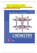 TEST BANK FOR: Chemistry: The Molecular Nature of Matter and Change 10th Edition by Martin Silberberg (Author)latest Update.