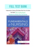 Fundamentals of Nursing 10th Edition Potter Perry Test Bank