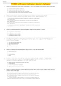 TD DDi x1 Exam with Correct Answers Indicated