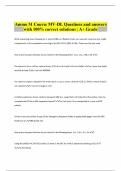 Ammo 51 Course MV-DL Questions and answers with 100% correct solutions | A+ Grade