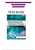 Test Bank for Basic and Applied Concepts of Blood Banking and Transfusion Practices 5th Edition By Paula Howard, Complete Chapters 1 - 16, Updated Newest Version