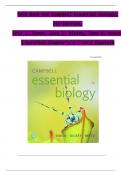 Test Bank for Campbell Essential Biology with Physiology, 7th Edition by Eric J. Simon, Complete Chapters 1 - 29, Updated Newest Version