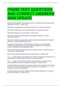 ITN260 TEST QUESTIONS AND CORRECT ANSWERS NEW UPDATE 