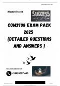 COM3708 EXAM PACK 2024/2025  {QUESTIONS AND ANSWERS }