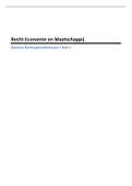 Samenvatting Recht Economie en Maatschappij - Literatuur