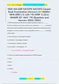 HSM MH-60R NATOPS NATOPS ClosedBook Examination (Aircrew) A1-H60RANFM-000 (15 JAN 19) NTRP 3-22.4- MH60R (01 MAY 19) Questions and  Answers 2024/2025HSM MH-60R NATOPS NATOPS ClosedBook Examination (Aircrew) A1-H60RANFM-000 (15 JAN 19) NTRP 3-22.4- MH6