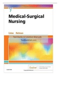 MEDICAL-SURGICAL NURSING 7TH EDITION. LINTON MATTESON TEST BANK