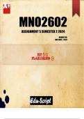 MNO2602 Assignment 5 Semester 2 2024 (ANSWERS)