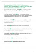 Pathophysiology--NU545-- UNIT 7 --Chromosomes, Cancers, Burns, and Shock QUESTIONS AND ANSWERS 100% CORRECT | LATEST UPDATE 2025