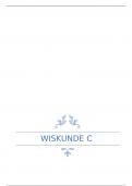 Samenvatting : wiskunde C