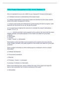 WGU C722 Project Management Q&A 2022/2023//WGU Project Management C722, Unit 6, Modules 19 Quiz//C722 Project Management - Study Guide//WGU C722 Unit 2 QUESTIONS AND ANSWERS 2022/2023// WGU Project Management C722 Unit 8//Project Management- C722 Q&A 2022