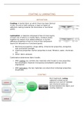 Summary Coating & Laminating (Basic Textiles 6)