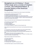 StraighterLine U.S History 1: Exam 1(This study set is a review of chapters 1-4 from, The Unfinished Nation: A Concise History of the American People)2022