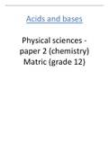 Acids and bases (IEB matric) - physical sciences (chemistry)