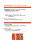 Samenvatting Farmacologie (15/20) - deel 1 (H1-11)