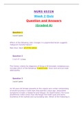 NURS 6531N Week 2 Quiz Question and Answers (Graded A+)