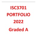 ISC3701 Portfolio 2022 Graded A