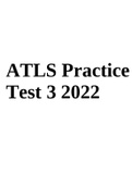 ATLS Practice Test 3 2022