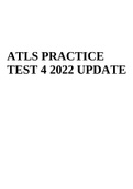 ATLS PRACTICE TEST 4 2022 UPDATE