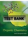 Test Bank for Organic Chemistry 3rd Edition by Janice Smith Study Guide and Solutions Manual