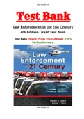 Law Enforcement in the 21st Century 4th Edition Grant Test Bank