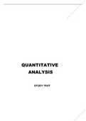 Quantitative analysis