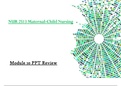 Module 10 Review PPT - NUR 2513 / NUR2513 (Latest 2022 / 2023): Maternal Child Nursing - Rasmussen