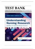 Test Bank For Understanding Nursing Research Building an Evidence-Based Practice, 8th Edition By Susan K. Grove, 2024,  All Chapters 1-14, LATEST