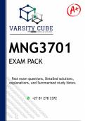 MNG3701 EXAM PACK 2024