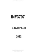 INF3707- Database Design And Implementation  EXAM PACK 2022.