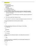 BIOL 1406 biology exam 5 review with answers (guaranteed success)